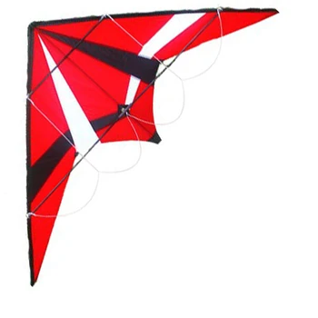 Desporto Profissional 72 Polegadas De Energia Stunt Kite De Linha Dupla, Triângulo Kite Bom Voar Brinquedos Com Identificador De Linha E De