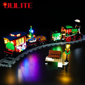 DIODO emissor de Luz do Kit Para o Criador 10254 Férias de Inverno Trai Chunyun Estação de Comboios de Ano Novo DIY Brinquedos Conjunto (e Não Incluem Blocos de Construção)