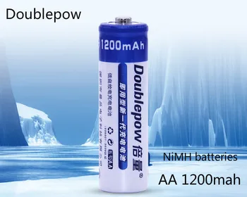 Doublrpow Novo 1,2 V 1200 mah de pilhas recarregáveis AA, AA, pilhas, controle remoto, mouse, brinquedos AA de níquel-cádmio bateria
