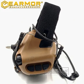 Earmor M32 MOD4 Tático Fones de ouvido Eletrônico de protectores Auditivos, de Tiro protetores de ouvido com Microfone para a Caça de Tiro de Airsoft