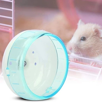 Engraçado Roda De Hamster Brinquedo Silencioso Corredor Giratório Exercício Execução De Rodas, Animais De Pequeno Porte Plástico Silencioso Rolo Exercício Roda Da Gaiola