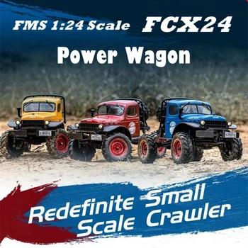FMS Carro RC 1:24 Poder Vagão FCX24 4WD RTR Rastreador de Escalada Escala de Caminhão Veículo Offroad Adultos, as Crianças Presentes
