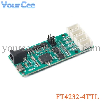 FT4232-4TTL USB para 4 Canais TTL USB para UART TTL FT4232HL FT4232 Módulo UART Porta Serial do Módulo XH2.54