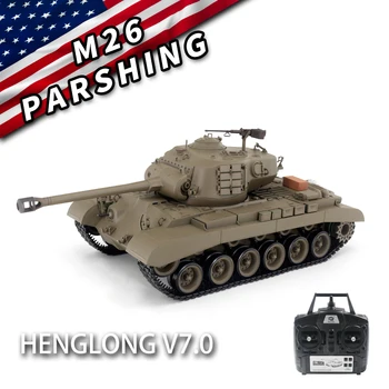 Henglong 3838 Rádio de Controle do Tanque de 1/16 EUA M26 Pershing RC Tanque Pesado RTR