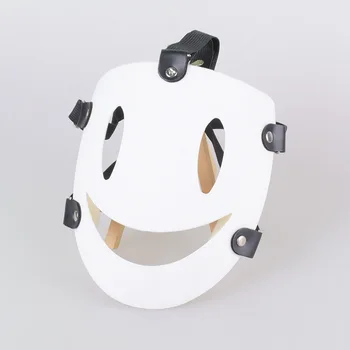 High Rise Invasão de Cosplay Máscara Tenkuu Shinpan Branco de Resina Máscaras de Anime Japonês de arranha-céus Invasão de Cosplay Adereços, Máscaras de PVC