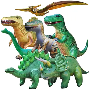 Inflável Dinossauro Gigante Balões Dino De Aniversário, Decoração De Jurassic Mundo Grande Realista Raptor De Crianças Do Bebê Aniversário De Abastecimento