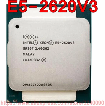 Intel Xeon CPU E5-2620V3 SR207 2.40 GHz 6-Núcleos de 15M LGA2011-3 E5-2620 V3 E5 2620V3 frete grátis E5 V3 2620