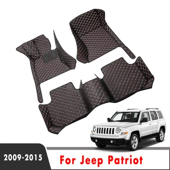 LHD Carro Tapetes Para Jeep Patriot 2015 2014 2013 2012 2011 2010 2009 Liberty Auto Acessórios de decoração Estilo de Personalizada Tapetes