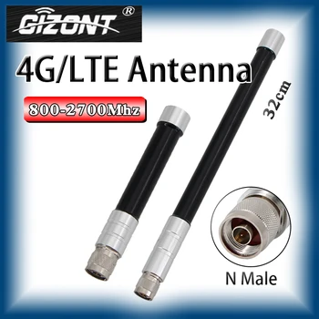 LTE 4G todos-direcional de alto ganho de fibra de vidro antena GSM/DTMB/3G/eu 800-2700mhz todas as bandas todas-rede impermeável exterior de antena