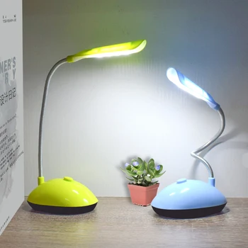 Lâmpada de Mesa LED Foldable da Leitura de Cabeceira Mesa de Estudo a Luz da Noite para Crianças Alimentado por Bateria de área de Trabalho Leve Decoração