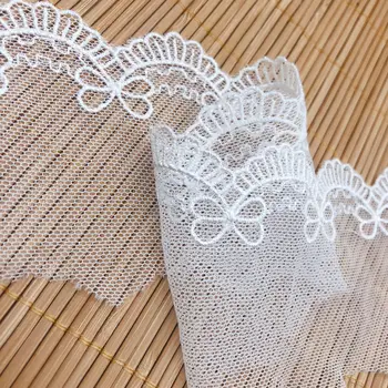 Malha Bordado Bowknot Rendas DIY Casamento Lolita de Vestuário, Acessórios de Vestuário