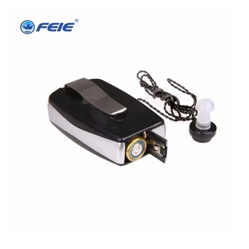 Mini bolso Audiência Amplificador de Som, de Cassetes de Bolso de Alta Potência com Fio de prótese Auditiva Severa e Profunda Surdos S-28 Navio Livre