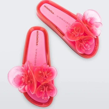 Mini Mlsa 2022 Verão as Mulheres Camellia Sinensis Sapatos Melflex Soft Comfort Plus Sapato Sandles Chinelos de quarto EUR 35-39