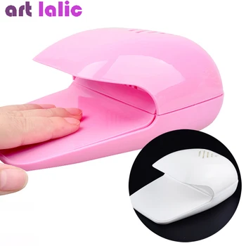 Mini Portátil Do Lustrador De Prego Secador Fã De Nail Art Secagem Golpe Cooler Venda Quente