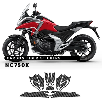 Moto de Combustível Para a Honda NC750 NC 750 X NC750X 2021 2022 Fibra de Carbono de Padrão de Adesivos Decalque 5D