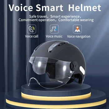 Moto Inteligente de Voz Capacetes Chamada de Voz de Navegação Moto Smart Capacetes Built-in Bateria Recarregável de Equitação Equipamento
