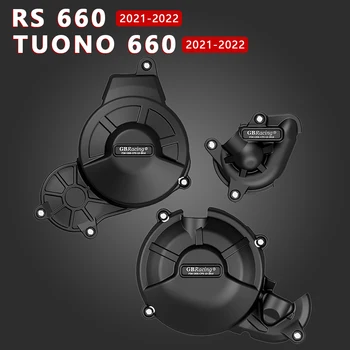 Moto Tampa do Motor Preto Fosco Embreagem Guarda RS660 Acessórios para Aprilia RS 660 TUONO 660 TUONO660 2021 2022
