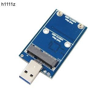 mSATA para USB 3.0, placa de Adaptador Externo SSD PCBA Conversor Placa de Expansão Externa de Disco de Estado Sólido Suporte 30*30 30*50 SSD mSATA