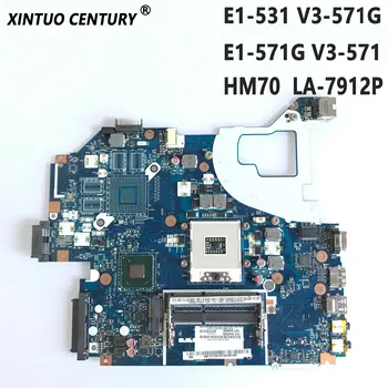NBC1F11001 para Acer Aspire E1-571G V3-571G V3-571 E1-531 Laptop placa-Mãe Q5WVH Q5WV1 LA-7912P SJTNV HM70 DDR3 Teste de 100% Trabalho