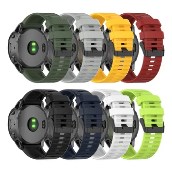 Nova moda de 26mm de Largura de Esportes ao ar livre de Silicone Pulseira Pulseira de Substituição bracelte relógio para o Garmin Fenix 3 de RH Faixa de relógio