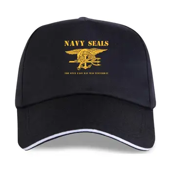 novo boné chapéu de Seals da Marinha Logotipo - O Único Dia Fácil Foi Ontem Premium de Homens de Boné de Beisebol