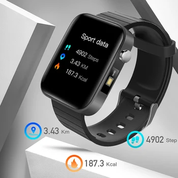 Novo T68 Smart Watch Homens Temperatura Do Corpo Medir A Frequência Cardíaca Pressão Arterial De Oxigênio Pulseira Chamada Lembrete Inteligente Relógio Preto
