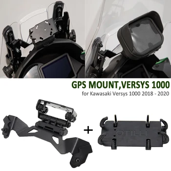 NOVOS Acessórios da Motocicleta Modificado a Navegação GPS, Suporte Para a Kawasaki Versys 1000 VERSYS1000 2018 2019 2020