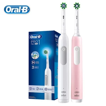 Oral B Pro1 Max 3D Sonic Escova de dentes Elétrica de Clareamento dos Dentes Preciso Visível Sensor de Pressão do Temporizador Inteligente Impermeável Escova de Dente