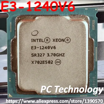 Original Intel Xeon E3-1240V6 CPU 3.70 GHz 8M LGA1151 E3-1240 V6 Quad-core de Desktop E3 1240V6 processador frete Grátis E3 1240 V6
