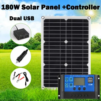Painel Solar Multi-Funcional Carregador Portátil Kit Impermeável de Emergência Fotovoltaico de Carga Porta USB