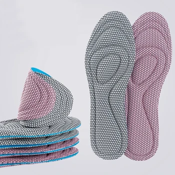 Palmilhas de Espuma de memória para as Mulheres, Sapatos Antibacteriano Massagem Esporte Pés Palmilha Ortopédica Sola do Sapato Apoio do Arco do Pé de Proteção