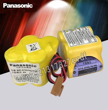 Panasonic Original 2pcs/lote BR-2/3AGCT4A baterias de 6v PLC BR-2/3AGCT4A baterias de iões de lítio com Marrom gancho do cinto plug
