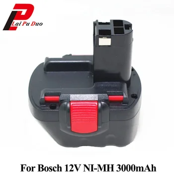 Para a Bosch 12v 3000mah Recarregável NI-MH de Substituição sem fio de Broca Bateria BAT043,BAT046,BAT049,BAT120,BAT139 PSR PSR 12V 3.0 Ah
