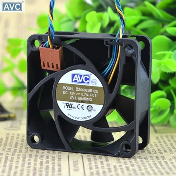 Para AVC DS06025B12U P011 60mm 6cm DC 12V 0.70 Pwm servidor inversor de ventilador de refrigeração