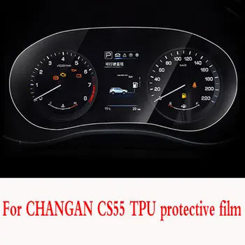 Para CHANGAN CS55 2019 - 2021 Automotivo interior do painel de Instrumentos membrana tela LCD de TPU película protetora Anti-risco adesivos