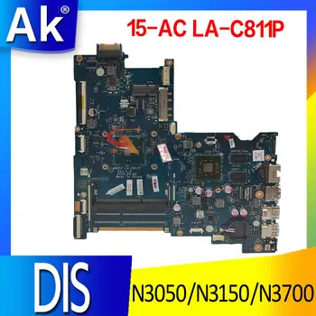 Para HP 250 G4 15-CA do portátil de placa-mãe placa-mãe ABQ52 LA-C811P placa-mãe com CPU N3050 N3150 N3700