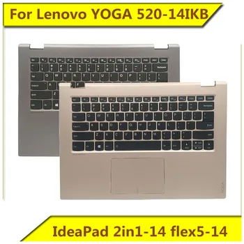 Para o Lenovo YOGA 520-14IKB IdeaPad 2em1-14 Flex5-14 C Shell com o Teclado Original para Notebook Lenovo