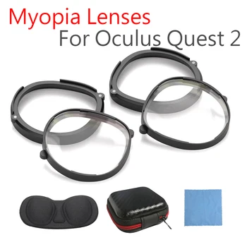 Para Oculus Quest 2 Miopia Lente Magnética de Óculos Anti Luz Azul Óculos Rápido Desmonte de Proteção VR Lentes de Prescrição