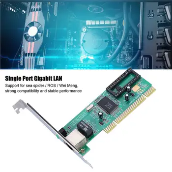 PCI, Uma porta Realtek 8169 Placa de Rede PCI 10/100/1000Mbps Gigabit Ethernet