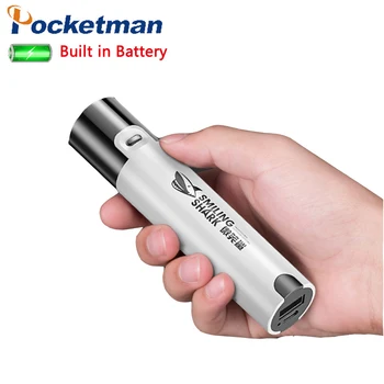 Pocketman Portátil, Lanterna elétrica do DIODO emissor de Energia Função de Banco 3 Alternar Modos de Lanternas Impermeável Tocha para Camping, Caminhadas, Pesca
