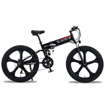 Polegadas adultos origem bicicleta elétrica de dobramento 1000W grossa roda de neve pneu alcance das marés