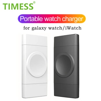 Portátil 2 em 1 sem Fio Assista Carregador Para Samsung Galaxy Watch 4 5 2 3 Apple iWatch 8 7 6 USB USB-C Estação de Carregamento rápido