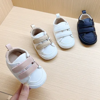 Primavera, Outono Bebê Casual Sapatos para 0-1 Ano de Idade do Bebê de Moda Tênis Recém-nascido Bebe Sapatos de Desporto Primeiro Caminhantes