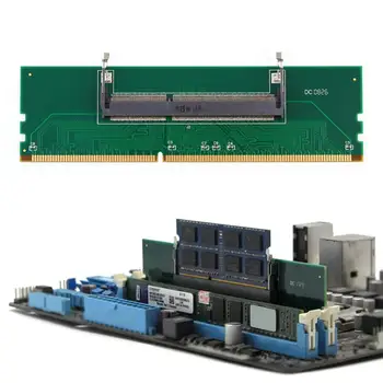 Profissional do Portátil Do Adaptador de Cartão de Prático, Durável e Portátil 200 Pin DDR3 so-DIMM para a área de Trabalho De 240 Pinos DIMM DDR3 Placa de