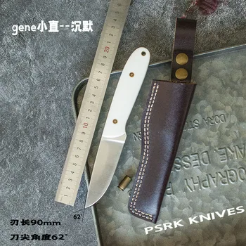 PSRK faca 14C28N ou M390 lâmina de material de polímero de alça fixa faca de acampamento ao ar livre ferramenta de sobrevivência tático utilitário EDC ferramenta
