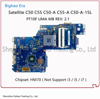 PT10F UMA MB Para Toshiba Satellite C50 C50-Um C55 C55-Um Laptop placa-Mãe H000061920 Com SJTNV HM70 DDR3 Totalmente e 100% Testado