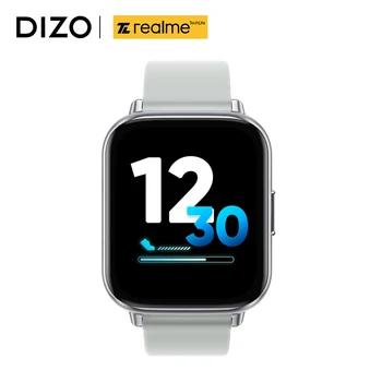 Realme DIZO Assistir 2 Smart Watch 1.69 polegadas Touch Screen Impermeável Bluetooth Smartwatch Homens Mulheres para iPhone Xiaomi