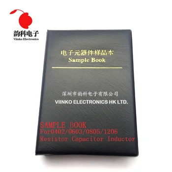 Resistor Capacitor Indutor em Branco Componentes SMD Vazia Exemplo de Livro Para 0402/0603/0805/1206 Componente Eletrônico com 20 páginas