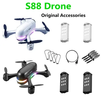 S88 Mini Drone Acessórios Originais 3.7 V bateria 650Mah Bateria de pá de Hélice Linha de USB Para S88 Quadcopter Peças de Reposição