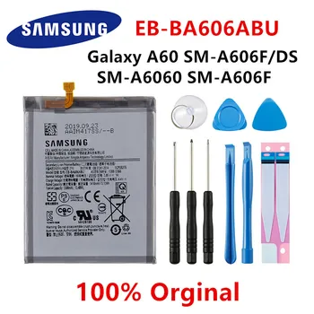 SAMSUNG Original EB-BA606ABU 3500mAh Bateria Para Samsung Galaxy A60 SM-A606F/DS SM-A6060 SM-A606F Baterias+Ferramentas